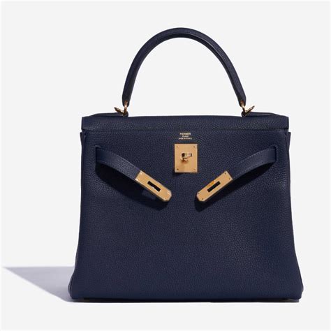 Hermès Kelly 28 Togo Bleu Nuit 